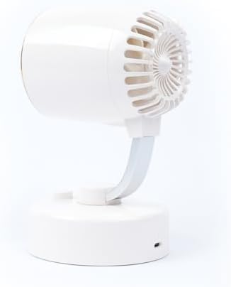 MrYoung Quiet Desk Fan - 4-Speed USB-C Rechargeable with 150 Oscillation
