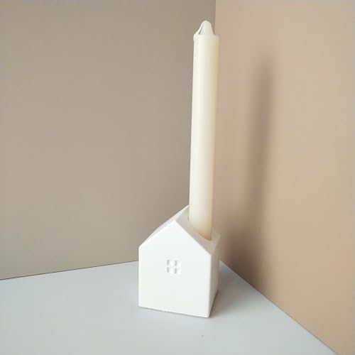 House Shape Candle Holder Silicone Mold for Resin Art