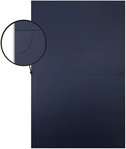 25 Pack Navy Blue Certificate Holders with Gold Foil Border