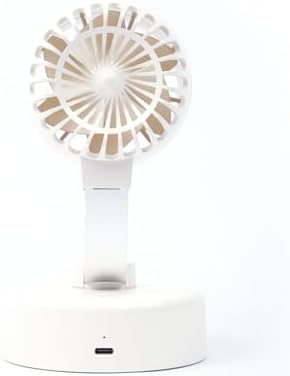 MrYoung Quiet Desk Fan - 4-Speed USB-C Rechargeable with 150 Oscillation