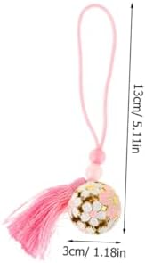 Unique Japanese Cherry Blossom Bell Pendant Charm for Women