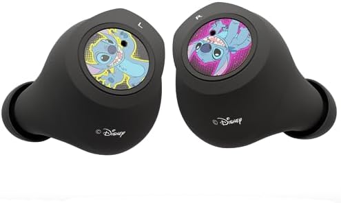 Disney Lilo and Stitch Bluetooth Earbuds with Case - 30 Hours Playtime