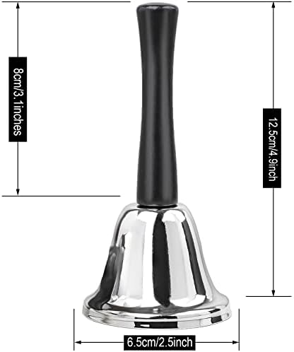 Joyberg 2 Pack Silver Steel Hand Bells