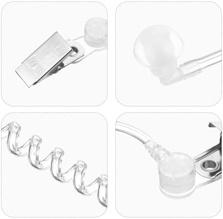 4 Pack Fake Spy Earpiece for Halloween Cosplay Role Play