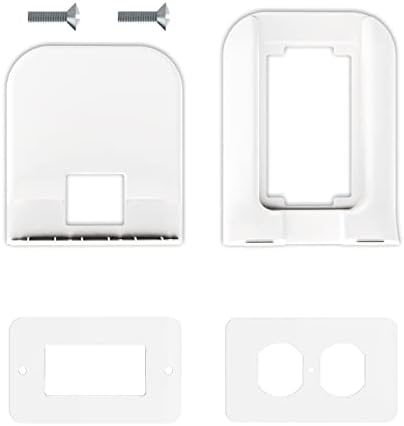 WALI Outlet Shelf Wall Holder 10lbs White