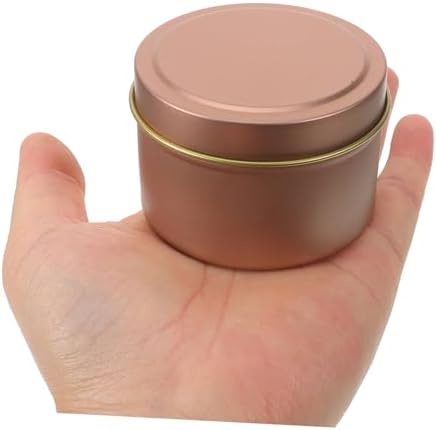 12Pcs Refillable Metal Candle Tins with Sealing Lids