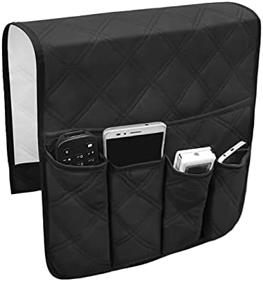 Waterproof Armrest Cover with 5 Pockets for Tablet Magazine Remote Holder