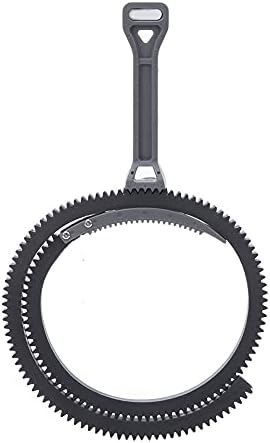 Tbest Adjustable Zoom Follow Focus Lever with Gear Ring for DSLR Cameras