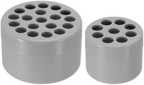 PATIKIL Spiral Flower Stem Holder 2 Pcs Grey