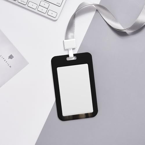 Halloween Cute Ghost Holding Candle ID Badge Holder