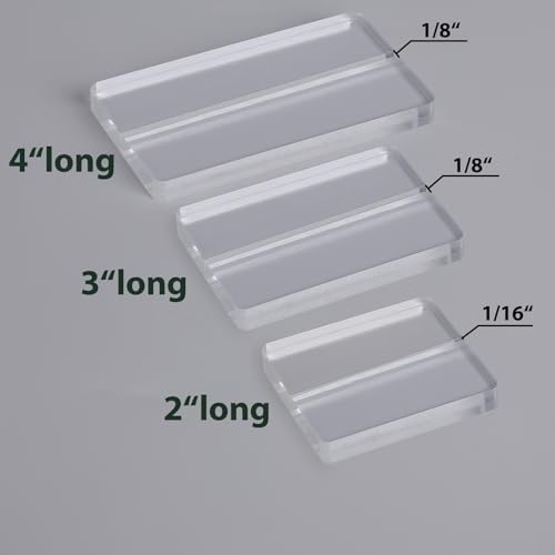 12 Pcs Clear Acrylic Name Card Holders for Table