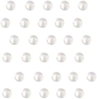 Yeetschi 4mm Clear Quartz Beads Insert 30 Pack