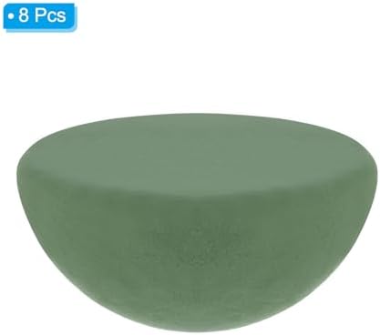 PATIKIL Green Floral Foam 8Pack 35 Inch Half Round Ball