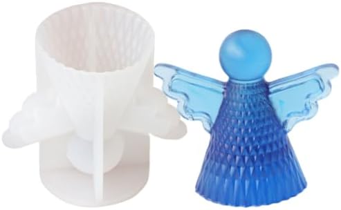 Angelic Shaped Sturdy Silicone Mold Set for Candle and Resin Crafts