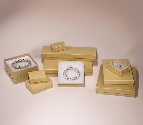 TheDisplayGuys 100 Pack Jewelry Boxes for Shipping Storage