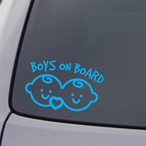 Boys on Board Car Sticker for Child Safety