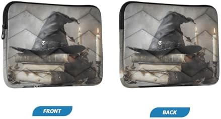 Halloween Witch Hat Candle Laptop Sleeve 13-14 Inch