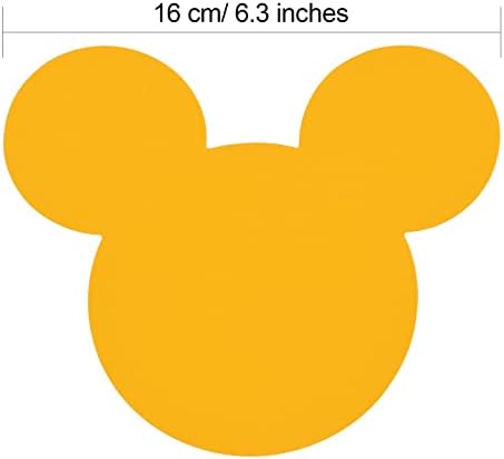 45 Pcs Cartoon Mouse Cutouts for Birthday Party Decorations