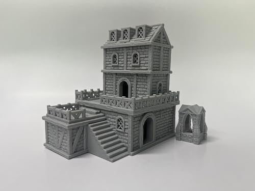 Hautico Medieval Terrain Set for 18mm Miniatures Wargames
