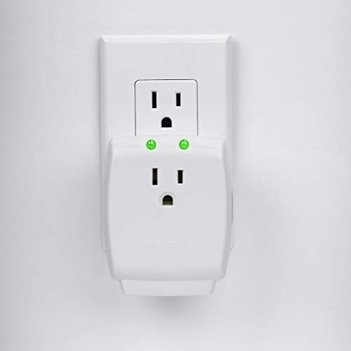 Belkin SurgeCube Portable Wall Tap with Ground and Protected Light Indicators