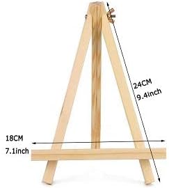6 Pack 94 Inch Tall Wood Easels for Art and Display