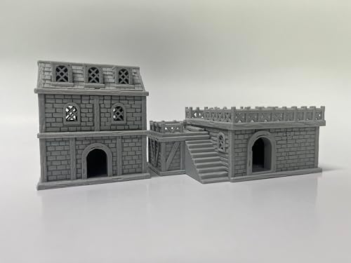 Hautico Medieval Terrain Set for 18mm Miniatures Wargames