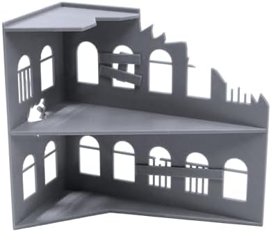 EnderToys Ruined Building Terrain Scenery for 28mm Miniatures