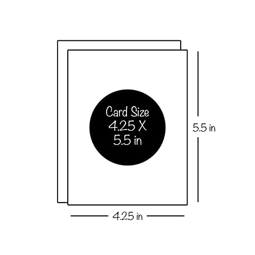 Black Doodle Birthday Card with Confetti Hat