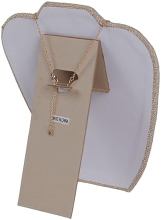 SSWBasics Linen Necklace Display Stand Pack of 25
