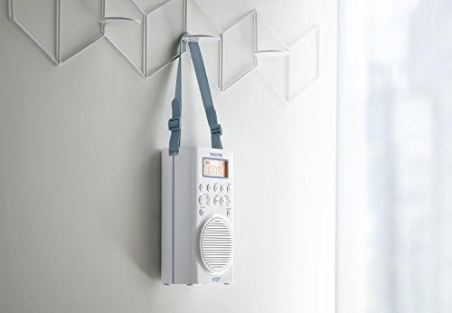 Sangean H205 Waterproof Shower Radio AM FM White