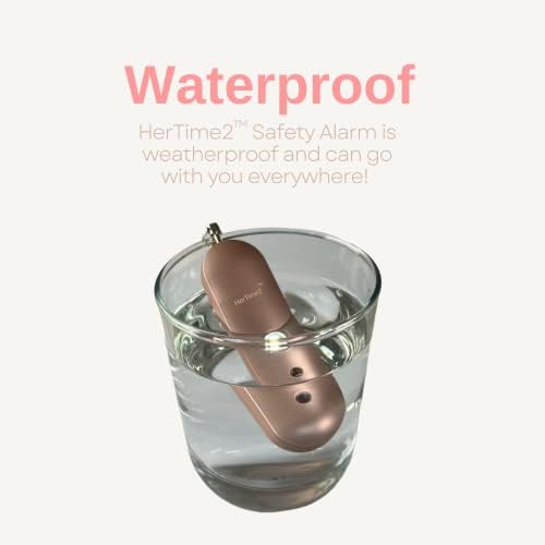 HerTime2 Personal Safety Alarm - Waterproof Keychain