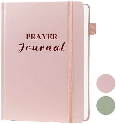 Pink Prayer Journal for Women and Men - 60 Weeks Bible Study