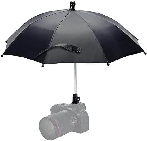 Kiorafoto Camera Hot Shoe Umbrella Rain Cover for Canon and Nikon