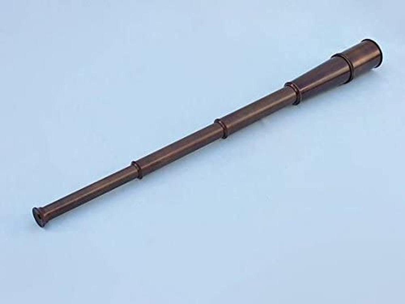 36 Inch Bronze Spyglass with Rosewood Box