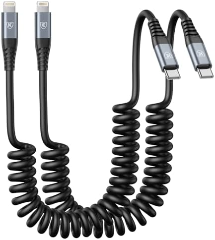 KIYODA USB C to Lightning 3FT 2Pack Cable
