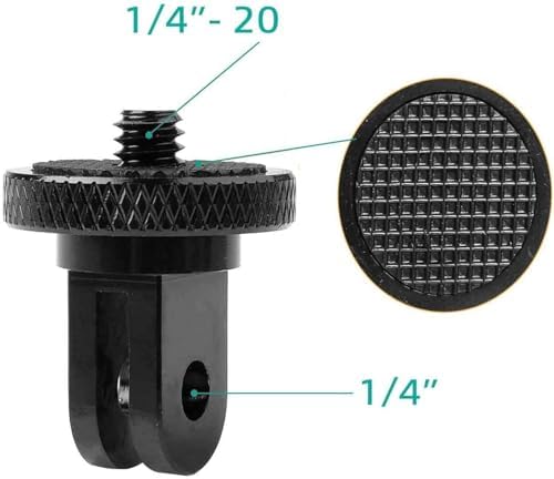 Aluminum Camera Mount Adapter 14-20 for GoPro and Insta360