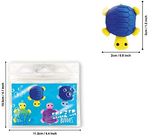 Deluxebase Eraser Buddiez Sea Turtle Cute Rubber Erasers
