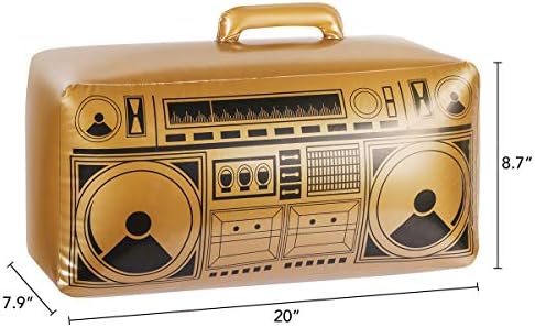 Inflatable Boombox and Phone 80s 90s Party Decor