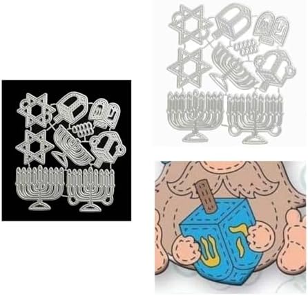 Hanukkah Menorah Cutting Die for DIY Crafts