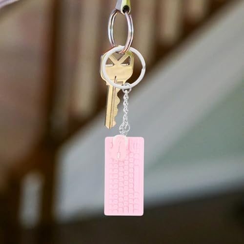 GALPADA Keyboard Mouse Keychain Bag Charm