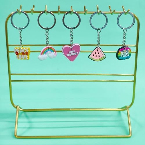 30 50 100 200pcs Mixed Cute Keychains for Classroom Incentives