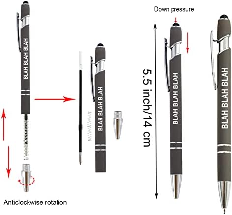 PASISIBICK 12 Funny Sarcasm Ballpoint Pens Set
