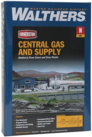 Walthers SceneMaster Central Gas Supply Kit Train Collectable Building