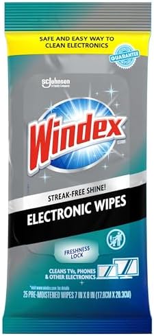 Windex Electronic Cleaning Wipes 25 Count