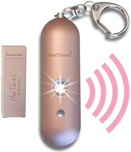 HerTime2 Personal Safety Alarm - Waterproof Keychain