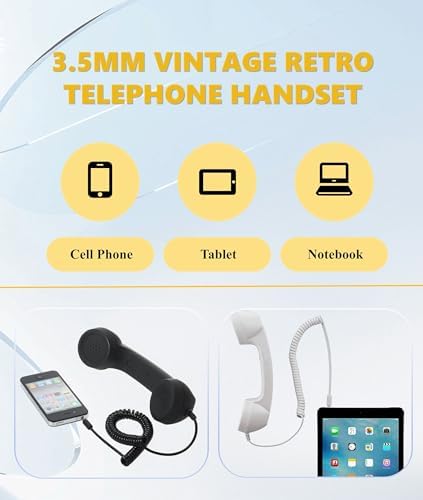 Jiawu Retro Phone Handset with 35mm Jack