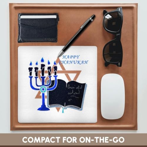 3dRose 8x8x025 Happy Chanukah Mouse Pad