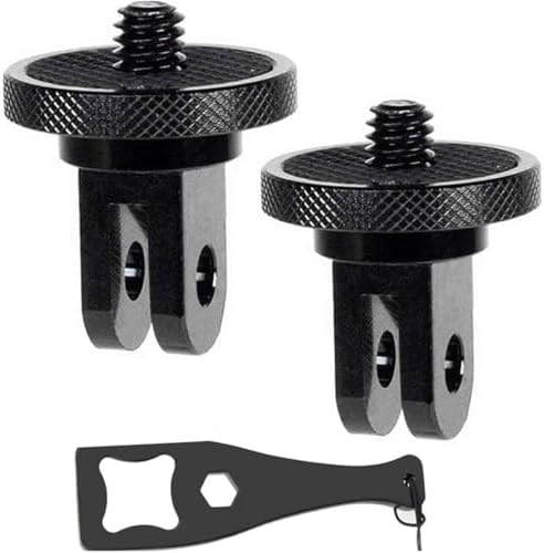 Aluminum Camera Mount Adapter 14-20 for GoPro and Insta360