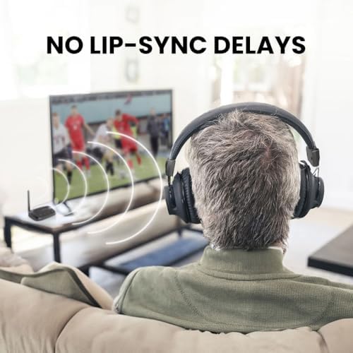 Avantree HT5009 Plus - Wireless Headphones for TV Watching