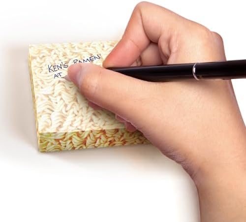 Genuine Fred Ramen Notes Sticky Note Pad 155 Sheets 35x3